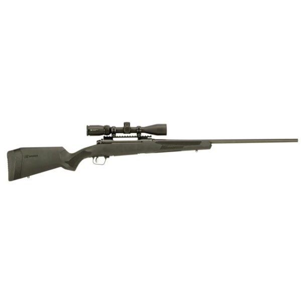 Savage Arms 110 Apex Hunter XP Left Hand Rifle 7mm PRC 2rd Magazine 22" Barrel Black with 3-9x40mm Vortex Crossfire II Scope - Precision Shot Firearms