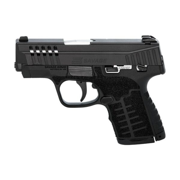 Savage Stance Black Manual Safety Handgun 9mm Luger 7 & 8/rd Magazines 3.2" Barrel Black - Precision Shot Firearms