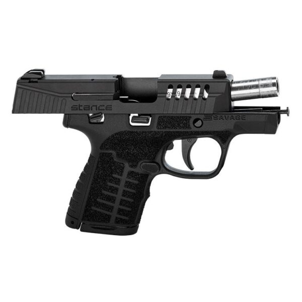 Savage Stance Black Manual Safety Handgun 9mm Luger 7 & 8/rd Magazines 3.2" Barrel Black - Precision Shot Firearms