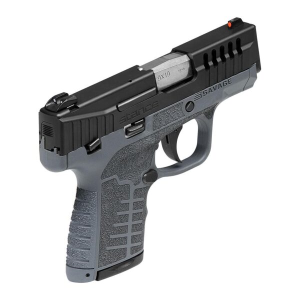 Savage Arms Stance Grey Manual Safety Handgun 9mm 7 & 8rd Magazines 3.2" Barrel Grey - Precision Shot Firearms