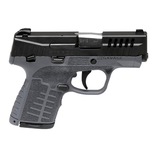 Savage Arms Stance Grey Manual Safety Handgun 9mm 7 & 8rd Magazines 3.2" Barrel Grey - Precision Shot Firearms