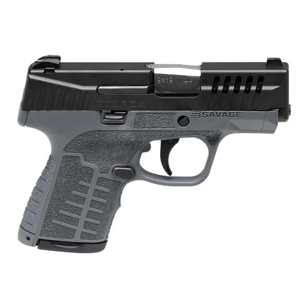 Savage Arms Stance Grey Handgun 9mm Luger 7 & 8rd Magazine 3.2" Barrel Grey - Precision Shot Firearms