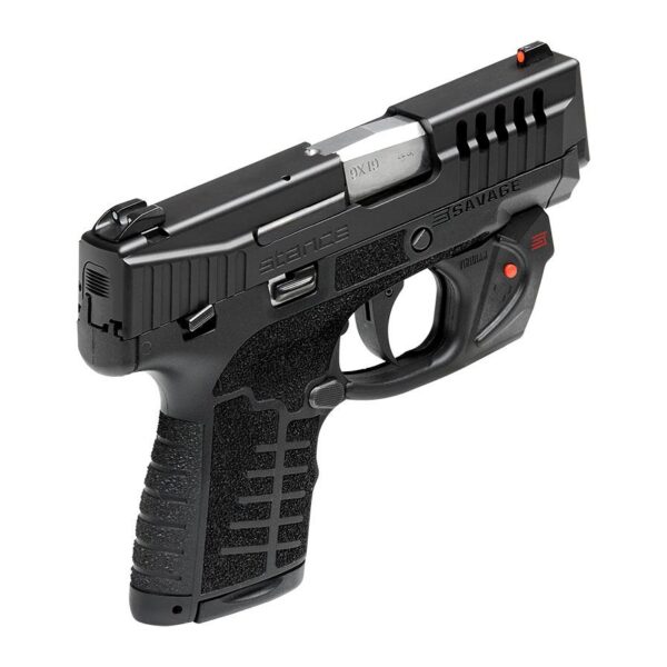 Savage Arms Stance Black Manual Safety Laser Handgun 9mm Luger 7 & 8rd Magazines 3.2" Barrel Black - Precision Shot Firearms