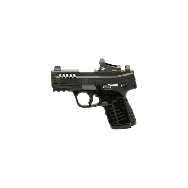 Savage Stance XR MC9MS Handgun 9mm Luger 10(1)&13(1)rd Magazines 3.2" Barrel Black Manual Safety w/CTS-500 Red Dot - Precision Shot Firearms