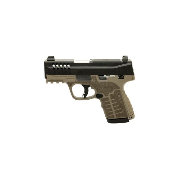 Savage Stance XR MC9MS Handgun 9mm Luger 10(1)&13(1)rd Magazines 3.2" Barrel FDE Night Sights Manual Safety - Precision Shot Firearms