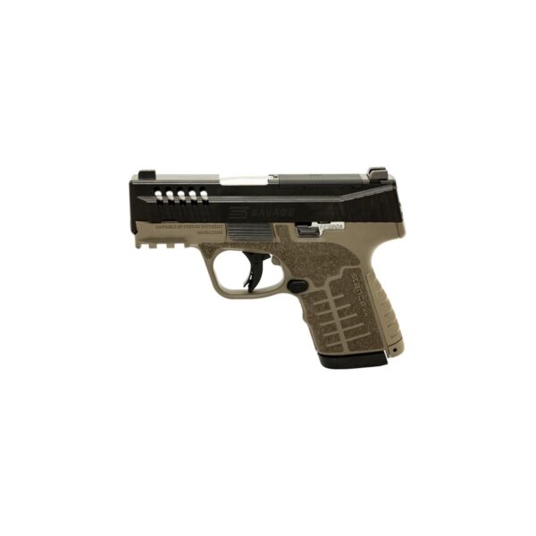 Savage Stance XR MC9MS Handgun 9mm Luger 10(1)&13(1)rd Magazines 3.2" Barrel FDE No Safety - Precision Shot Firearms