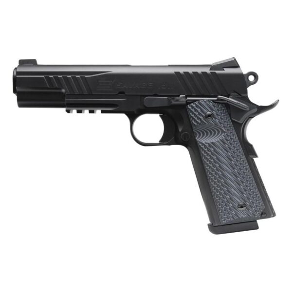 Savage 1911 Gov't Style Handgun .45 Auto 8rd Magazine 5" Barrel Black with Rail - Precision Shot Firearms