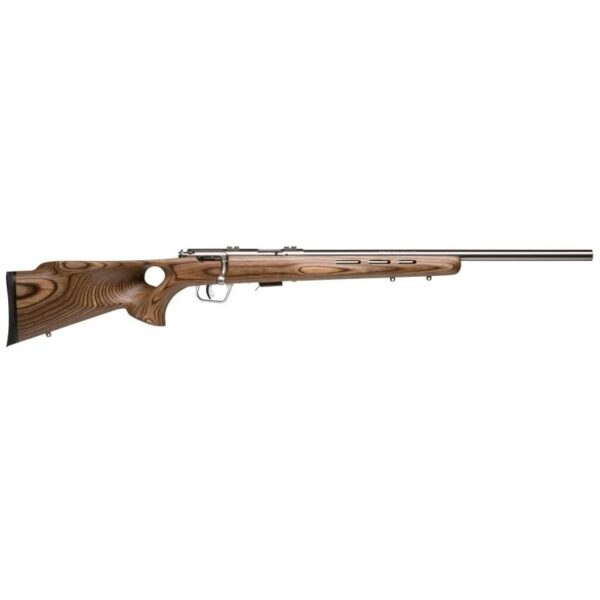 Savage Arms 93 BTVS Rifle 22 WMR 5/rd Magazine 21" Barrel Brown Wood with Thumbhole - Precision Shot Firearms