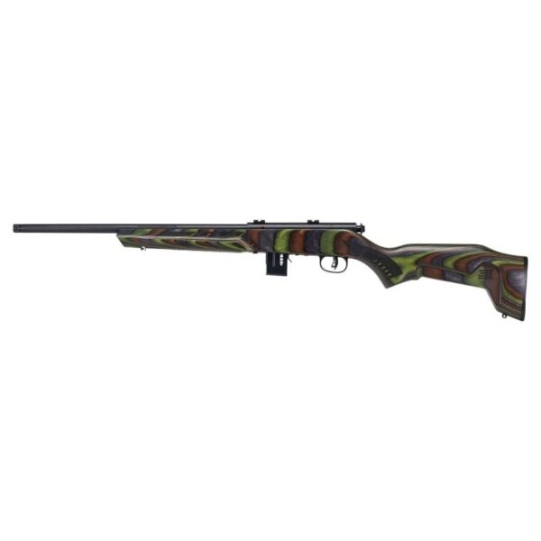 Savage Arms 93R17 Minimalist Green Rifle 17 HMR 10/rd Magazine 18" Barrel Green Wood - Precision Shot Firearms