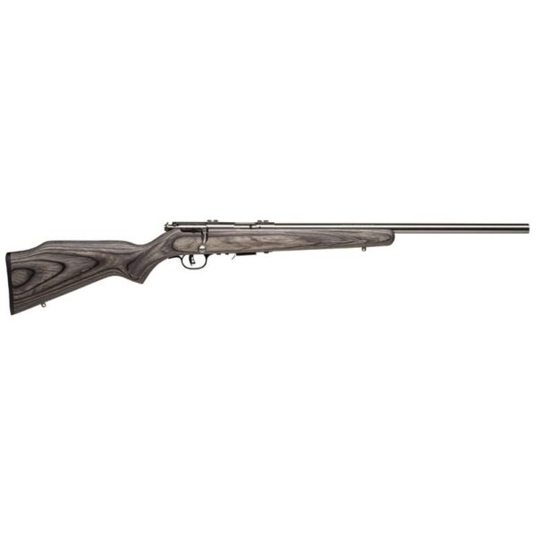 Savage Arms 93R17 BVSS Rifle 17 HMR 5/rd Magazine 21" Barrel Grey Wood - Precision Shot Firearms