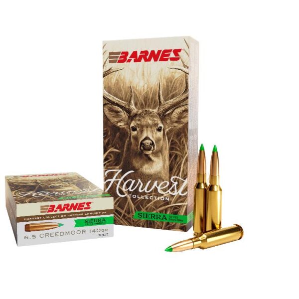 Barnes Harvest Sierra Tipped GameKing Ammunition 6.5 Creedmoor 140gr PT 2700 fps 20/ct - Precision Shot Firearms