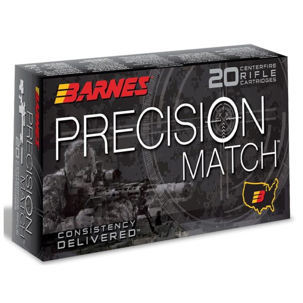 Barnes Precision Match OTM Rifle Ammunition 6mm ARC 105gr OTM 2675 fps 20/ct - Precision Shot Firearms