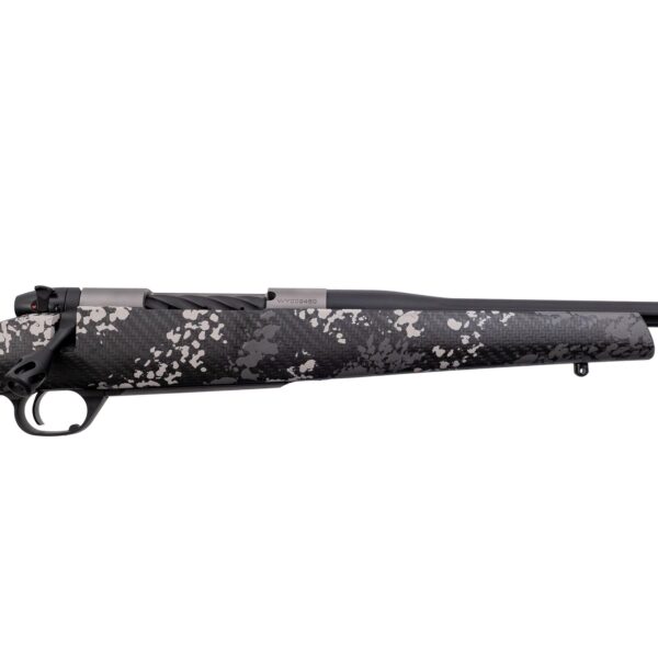 Weatherby Mark V Backcountry 2.0 Ti .Rifle 257 Wby. Mag 3rd Magazine 26" Barrel Synthetic Stock Grey and White - Precision Shot Firearms
