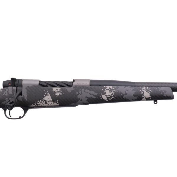Weatherby Mark V Backcountry 2.0 Ti Carbon 257 Wby. Mag Rifle 3rd Magazine 26" Barrel Grey and White - Precision Shot Firearms