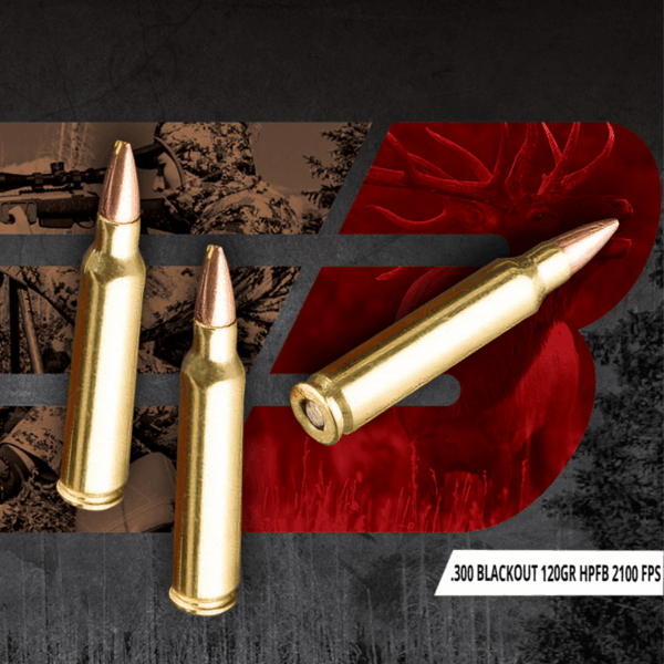 Barnes Ammunition Centerfire Rifle .300 Blackout 120gr HPFB 2100 fps 125/ct (Bulk) - Precision Shot Firearms
