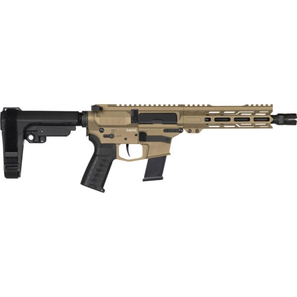 CMMG Banshee Mk10 Pistol 10mm Auto 30rd Magazine 8'' Barrel Coyote Tan w/Brace - Precision Shot Firearms
