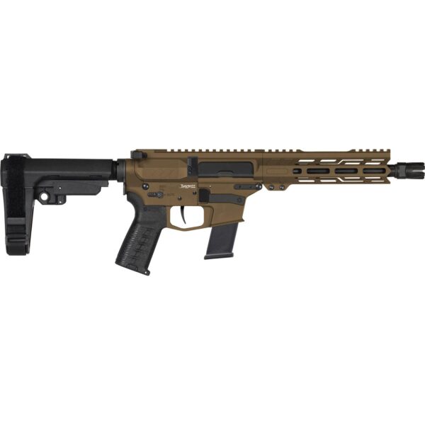 CMMG Banshee Mk10 Pistol 10mm Auto 30rd Magazine 8'' Barrel Midnight Bronze w/Brace - Precision Shot Firearms