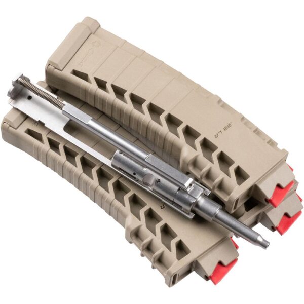 CMMG AR Conversion Kit Bravo with 25rd Magazines (3) .22 LR FDE - Precision Shot Firearms
