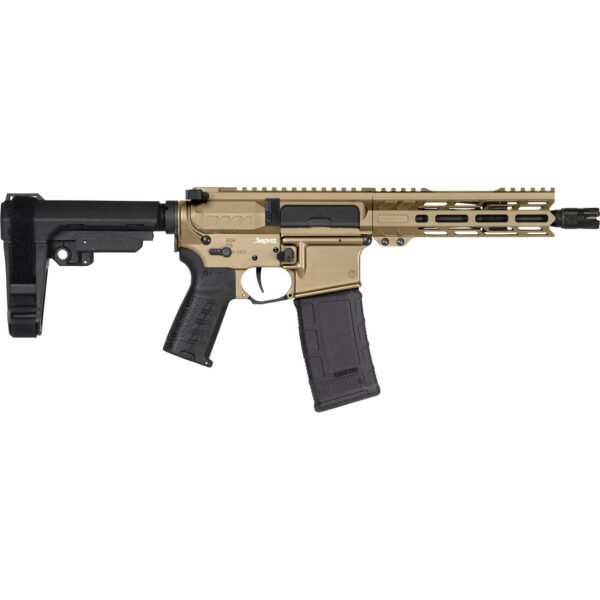 CMMG Banshee MK4 Pistol .300 Blk 30rd Magazine 8'' Barrel Coyote Tan w/Brace - Precision Shot Firearms