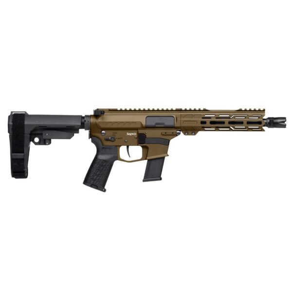 CMMG Banshee MKG Fixed Ejector Handgun 45 Auto 13rd Magazine 8" Barrel RipBrace Midnight Bronze - Precision Shot Firearms