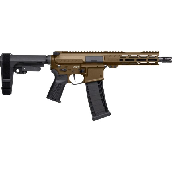 CMMG Banshee Fixed Ejector Mk4 Pistol 9mm Luger 30rd Magazine 8'' Barrel Midnight Bronze w/Brace - Precision Shot Firearms