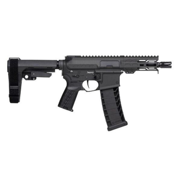CMMG Banshee MK4 Fixed Ejector Handgun 9mm Luger 30rd Magazine 5'' Barrel RipBrace Armor Black - Precision Shot Firearms