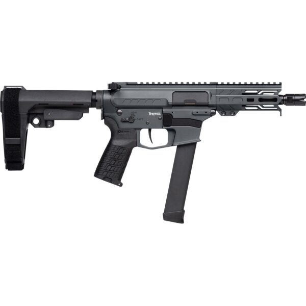 CMMG Banshee Fixed Ejector MkGs Pistol 9mm Luger 33rd Magazine 5'' Barrel Tungsten w/Brace - Precision Shot Firearms