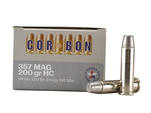COR-BON Handgun Ammunition .357 Mag 200 gr HC 1150 fps 20/box - Precision Shot Firearms