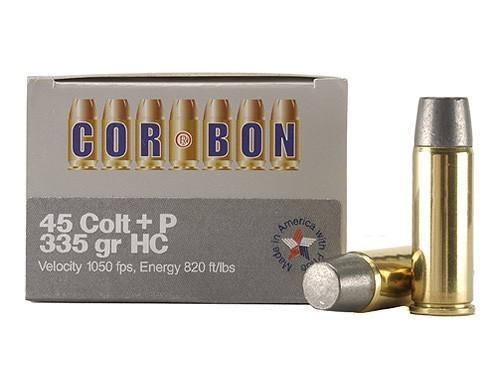 COR-BON Handgun Ammunition .45 Colt 335 gr HC 1050 fps 20/box - Precision Shot Firearms