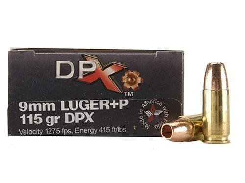 COR-BON Handgun Ammunition 9mm Luger (+P) 115 gr DPX 1275 fps 20/box - Precision Shot Firearms