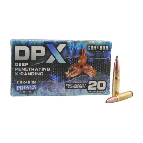 Cor-Bon DPX T-DPX Hunter Rifle Ammunition .300 Blackout 110gr PT 2400 fps 20/ct - Precision Shot Firearms