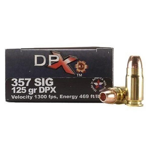 COR-BON Handgun Ammunition .357 SIG 125 gr DPX 1350 fps 20/box - Precision Shot Firearms