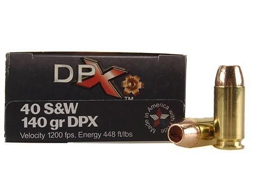 COR-BON Handgun Ammunition .40 S&W 140 gr DPX 1200 fps 20/box - Precision Shot Firearms