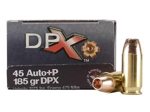 COR-BON Handgun Ammunition .45 ACP 185 gr DPX 1075 fps 20/box - Precision Shot Firearms