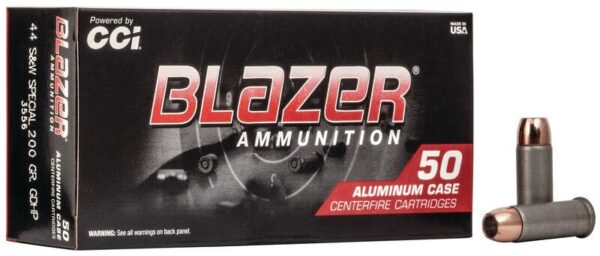 CCI Blazer Aluminum Handgun Ammunition .44 Spl 200 gr HP 920 fps 50/ct - Precision Shot Firearms