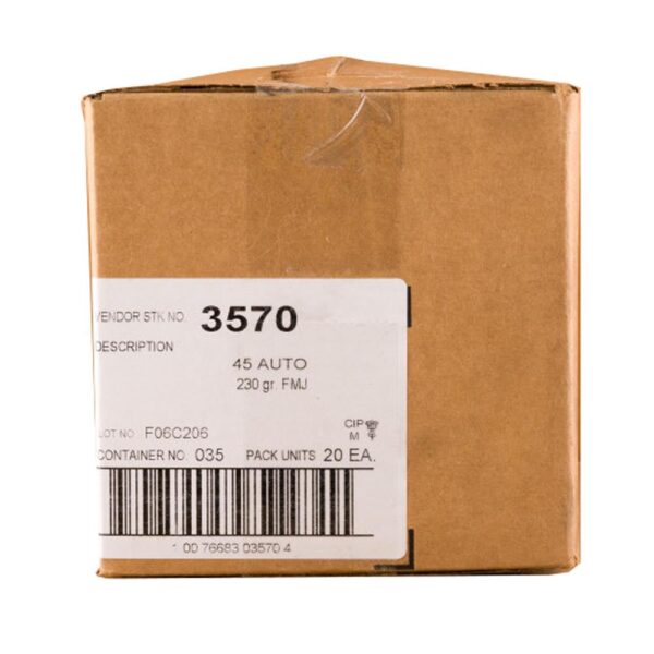 BLAZER 45 ACP 230GR FMJ 1000 ROUNDS CASE - Precision Shot Firearms