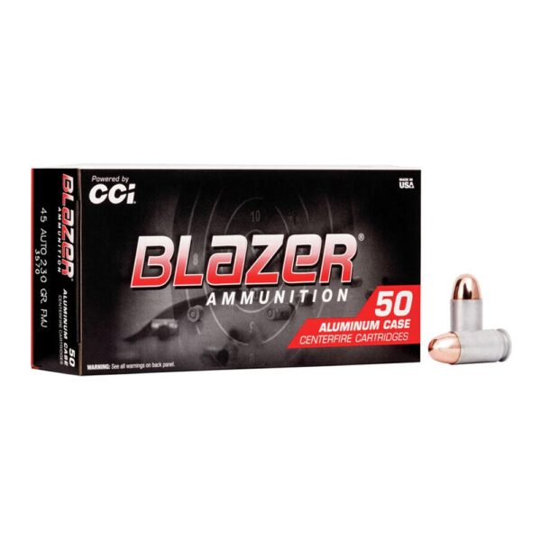 BLAZER 45 ACP 230GR FMJ 1000 ROUNDS CASE - Precision Shot Firearms