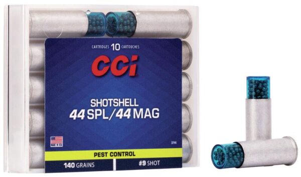 CCI Pest Control Handgun Shotshells .44 SPL/.44 Mag 140 gr #9 shot 1000 fps 10/ct - Precision Shot Firearms
