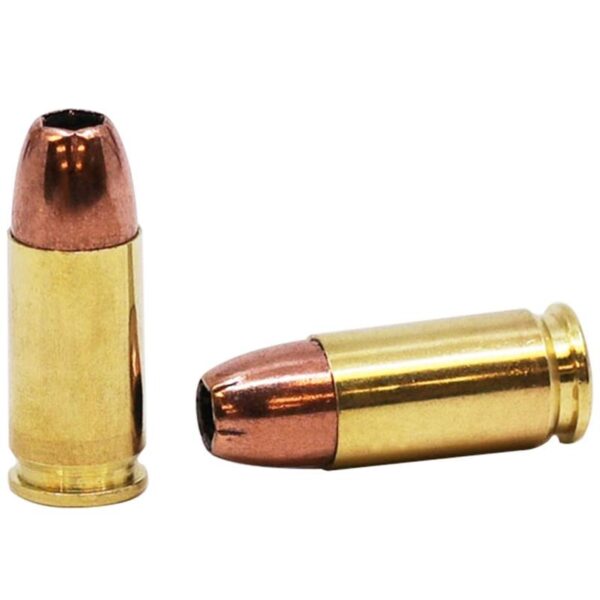 Blazer Brass Handgun Ammunition 9mm Luger 115gr JHP 1145 fps 20/ct - Precision Shot Firearms