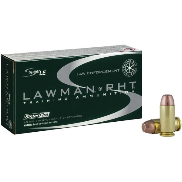 CCI Speer Lawman Handgun Ammunition .40 S&W 125 gr RHT Frangible 900 fps 50/ct - Precision Shot Firearms