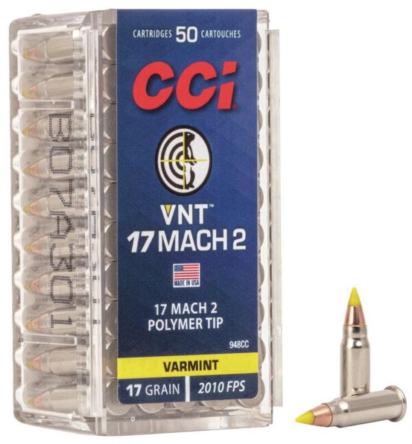 CCI Varmint Rimfire Ammunition .17 Mach 2 17 gr VNT 2010 fps 50/ct - Precision Shot Firearms