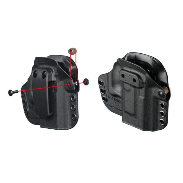 G-Code Paradigm Universal Fit Holster for Small/Medium Frames Black Ambi - Precision Shot Firearms
