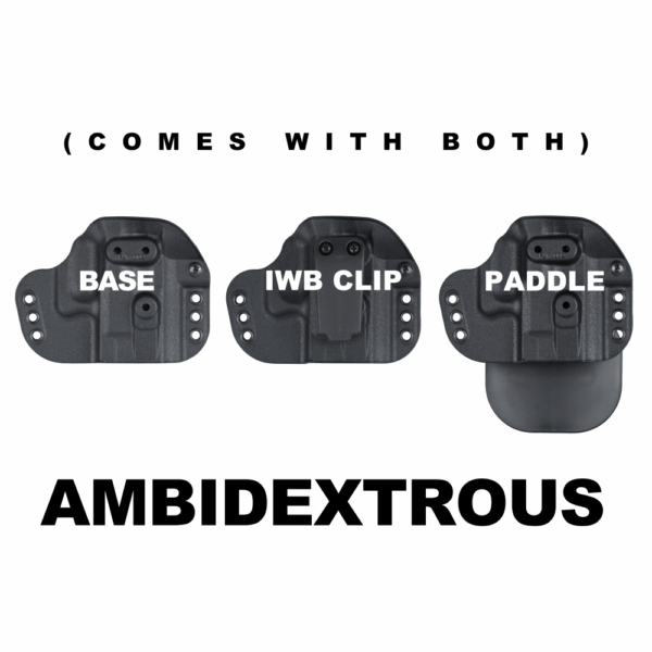 G-Code Paradigm Universal Fit Holster for Small/Medium Frames Black Ambi - Precision Shot Firearms