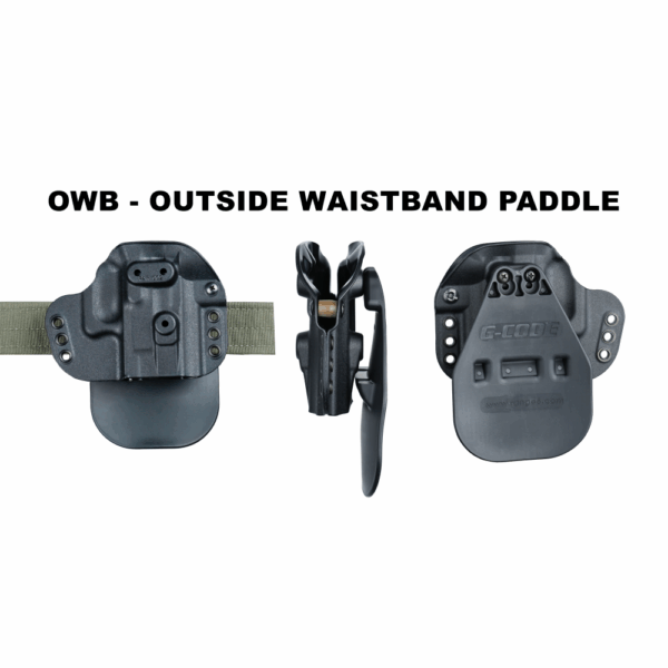G-Code Paradigm Universal Fit Holster for Medium/Large Frames Black Ambi - Precision Shot Firearms