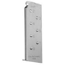 Chip McCormick Shooting Star Officer's 1911 Handgun Magazine w Pad .45 ACP Stainless Steel 7/rd - Precision Shot Firearms