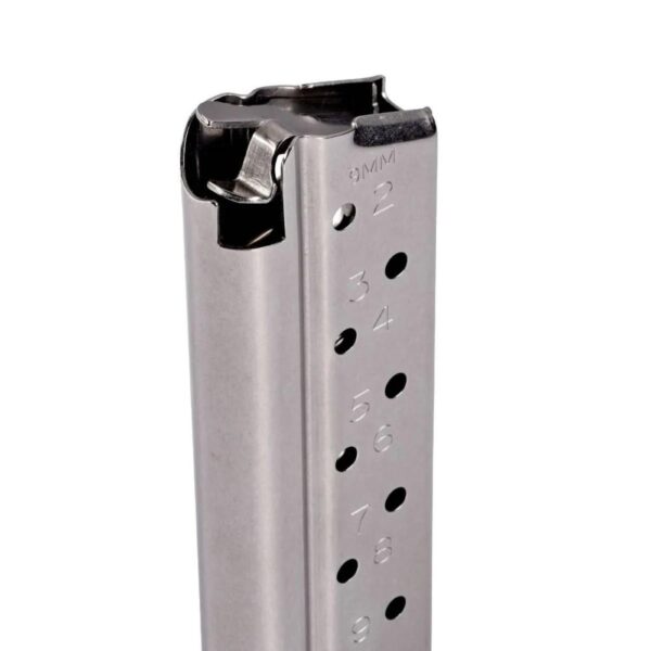 Chip McCormick Custom Match Grade Full Size 1911 Handgun Magazine Stainless Steel 9mm Luger 9/rd - Precision Shot Firearms
