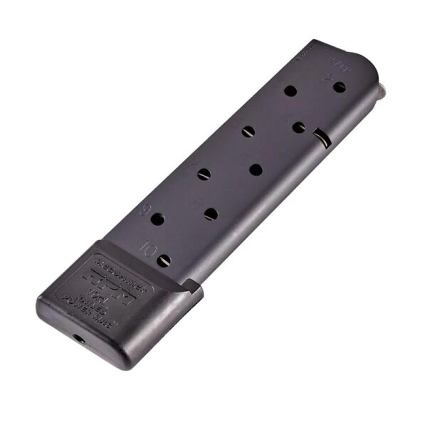 Chip McCormick Railed Power 1911 Full Size Handgun Magazine Black .45 ACP 10/rd - Precision Shot Firearms