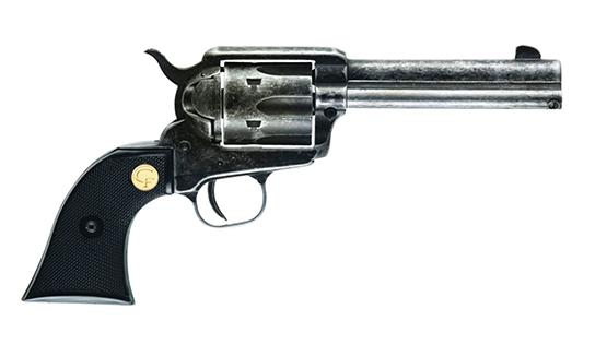Chiappa SAA 1873 Handgun .22LR 6rd Capacity 4.75" Barrel Blued Black Plastic Grips - Precision Shot Firearms