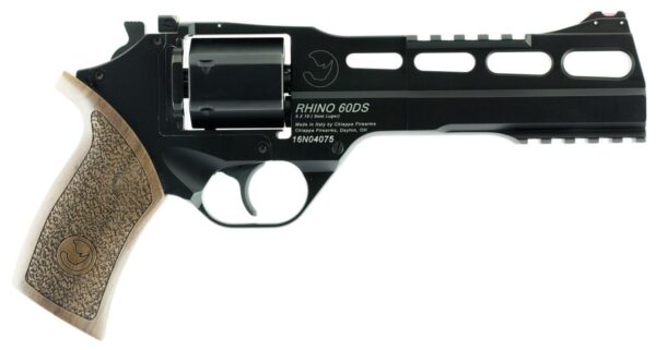 RHINO 9MM REVOLVER 60DS BLK 6 BBL 6RD - Precision Shot Firearms