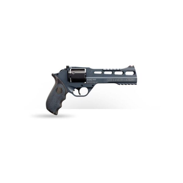 Chiappa Charging Rhino Gen II 60DS Handgun 9mm Luger 6rd Capacity 6" Barrel Slate Cerakote 3 Moon Clips - Precision Shot Firearms